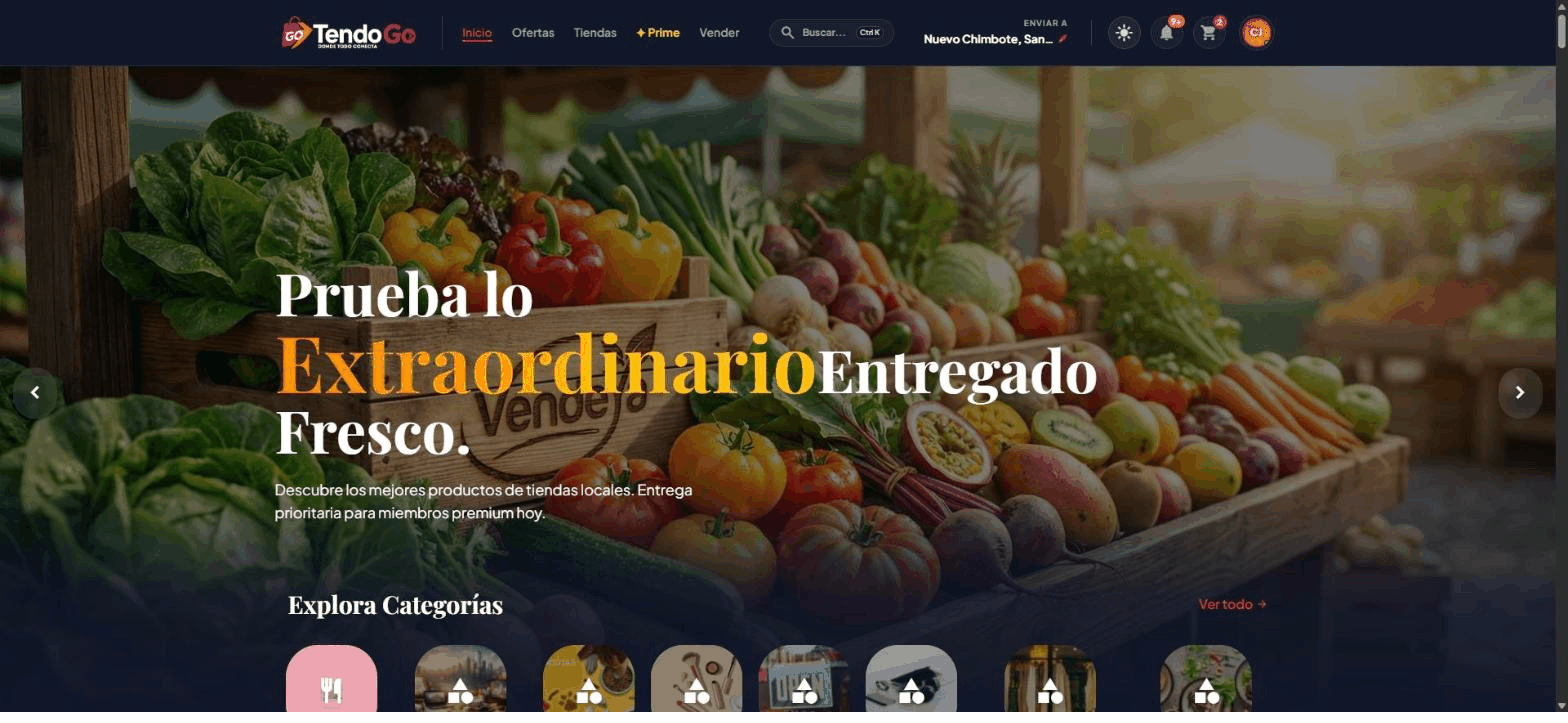 Inicio del marketplace